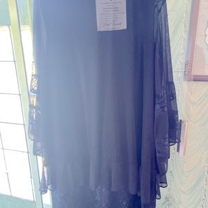 Mother of the Bride/Groom dress. Navy with lace and sparkles